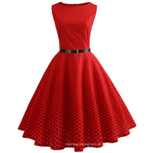 Women Summer Party Vintage Polka Retro Kleider Brauch